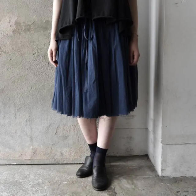 mina perhonen - ネイティブ  ヴィレッジ native village gasa チュール 紺