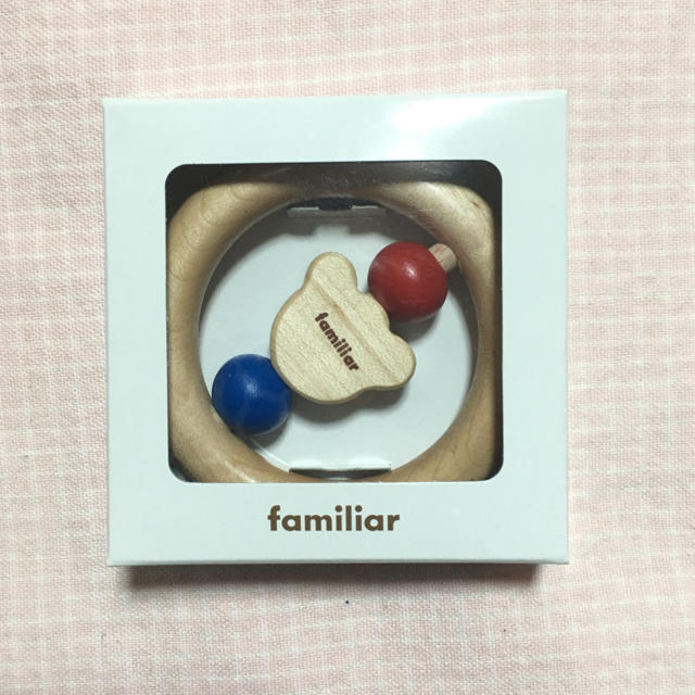 familiar(ファミリア)のファミリア ラトルベアー キッズ/ベビー/マタニティのおもちゃ(がらがら/ラトル)の商品写真