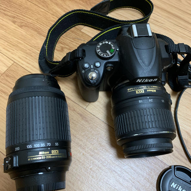 一眼レフカメラ Nikon d3000 望遠レンズ付き
