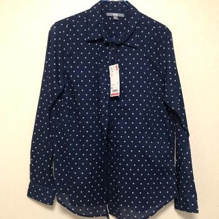 ユニクロ(UNIQLO)のUNIQLO シャツ Mサイズ レディース 未使用(シャツ/ブラウス(長袖/七分))