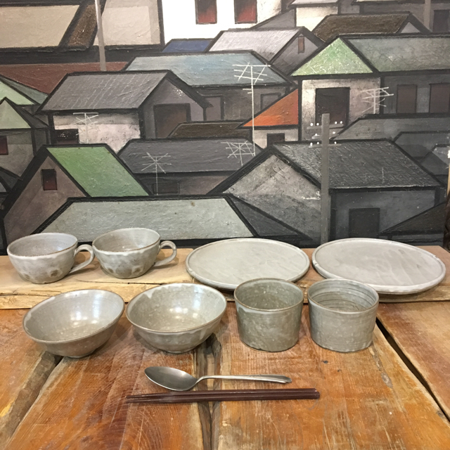 華さま専用 新品 陶器 陶芸作家 人気のプレート皿(22cm)４枚B