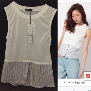 ムルーア(MURUA)の【新品】SHレイヤードタンクトップ♡(カットソー(半袖/袖なし))