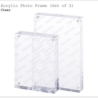 シュプリーム(Supreme)のSupreme Acrylic Photo Frame Set of 2(フォトフレーム)