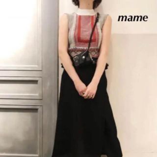 マメ(mame)のマメ mame エスニックニット 2018SS(カットソー(半袖/袖なし))