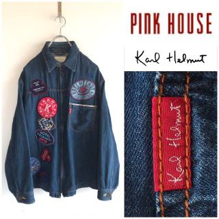 ピンクハウス(PINK HOUSE)のカールヘルム/ピンクハウス ワッペン デニムシャツジャケット 男女着用可(シャツ/ブラウス(長袖/七分))