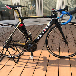 デローザ ピニンファリーナ SK JAPAN LTD 50 紺/金 アルテ 美品(自転車本体)