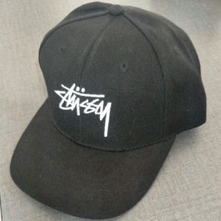 ステューシー(STUSSY)の（STUSSY キャップ ブラック 黒）※藤原基央さん着用モデル(キャップ)