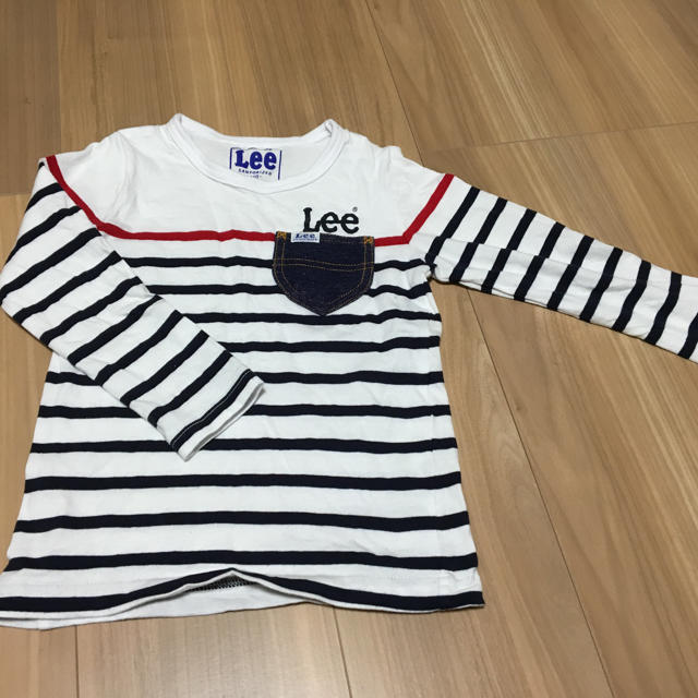 Lee(リー)のLee ボーダー ロンＴ 110センチ キッズ/ベビー/マタニティのキッズ服男の子用(90cm~)(Tシャツ/カットソー)の商品写真