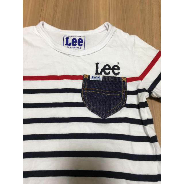 Lee(リー)のLee ボーダー ロンＴ 110センチ キッズ/ベビー/マタニティのキッズ服男の子用(90cm~)(Tシャツ/カットソー)の商品写真