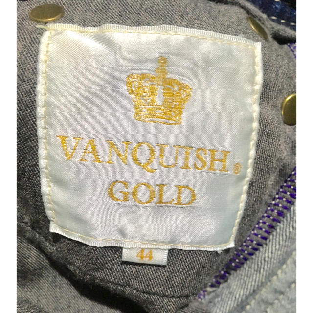 VANQUISH(ヴァンキッシュ)のベルボトム バンキッシュ シルバーバレット メンズのパンツ(デニム/ジーンズ)の商品写真