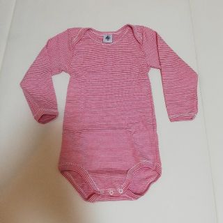 プチバトー(PETIT BATEAU)のプチバトーピコレースボディー24m/86㎝(ロンパース)