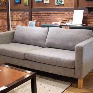 IKEA - IKEA カルルスタード 2人掛けソファー イケア ソファー グレー