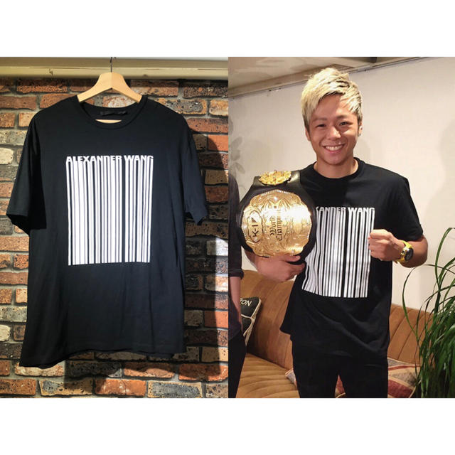 限定特売品 Alexander Wang バーコード ロゴ Tシャツ アレキサンダーワン メンズ