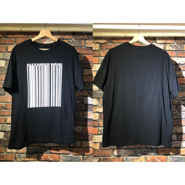 Alexander Wang - Alexander Wang バーコード ロゴ Tシャツ Alexander Wang - Alexander Wang バーコード ロゴ Tシャツ