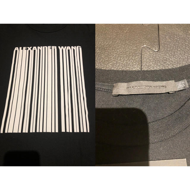 Alexander Wang(アレキサンダーワン)のAlexander Wang  バーコード ロゴ Tシャツ アレキサンダーワン メンズのトップス(Tシャツ/カットソー(半袖/袖なし))の商品写真