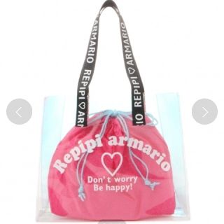 レピピアルマリオ(repipi armario)のrepipi armario レピピ テープロゴビニールBag  (トートバッグ)