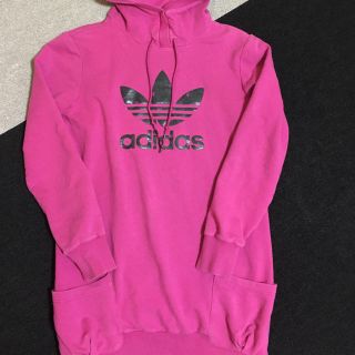 アディダス(adidas)のadidas ロングパーカー♡(パーカー)