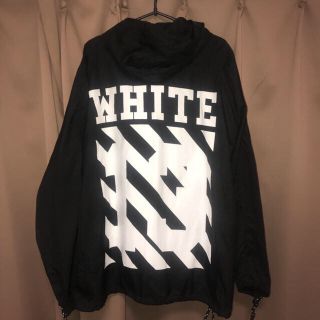 OFF-WHITE - オフホワイト ナイロンプルオーバーパーカーの通販 by