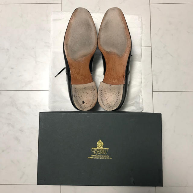 Crockett&Jones(クロケットアンドジョーンズ)のCrockett&Jones メンズ エナメル ドレスシューズ (27.5㎝) メンズの靴/シューズ(ドレス/ビジネス)の商品写真