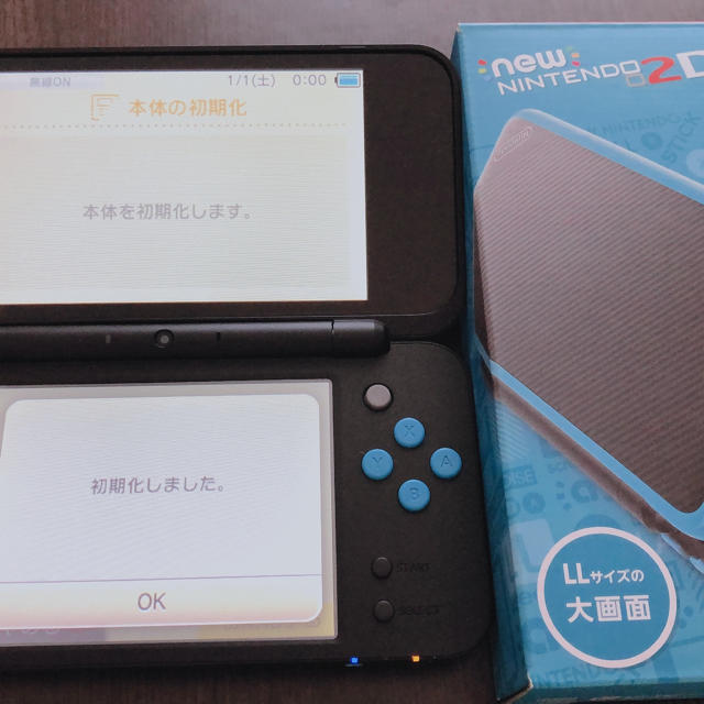 Newニンテンドー2DS LL ブラック×ターコイズGAME