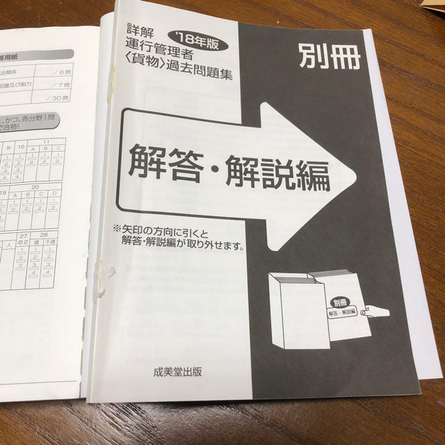 運行管理者過去問題集 エンタメ/ホビーの本(資格/検定)の商品写真