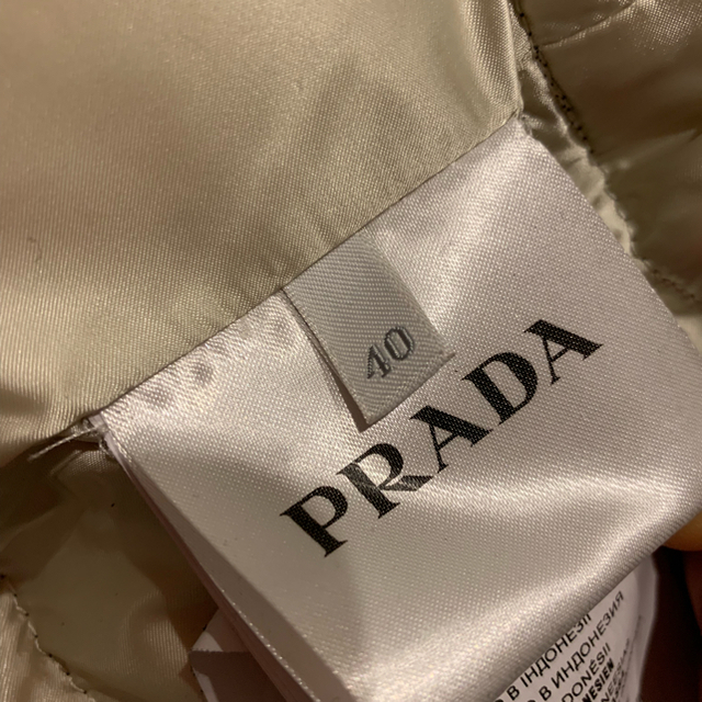 PRADA(プラダ)のプラダ  ダウン  シルバーフォックス レディースのジャケット/アウター(ダウンコート)の商品写真