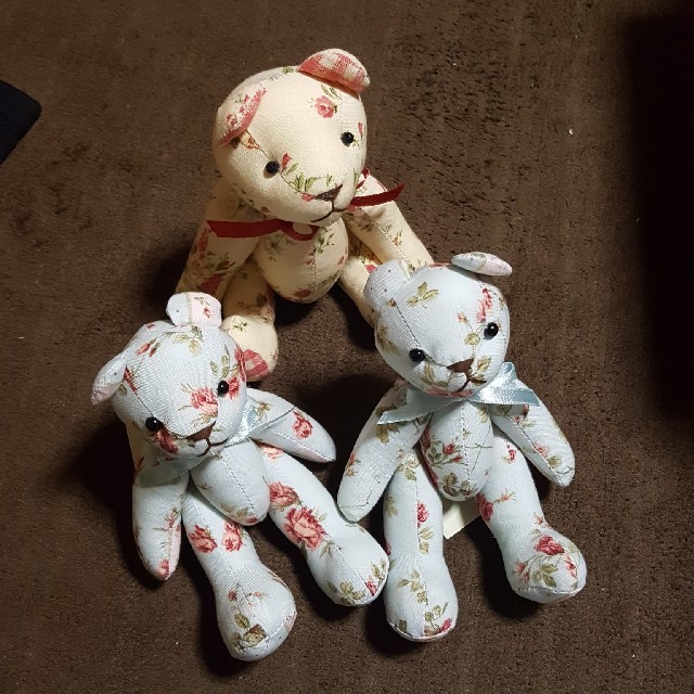 LAURA ASHLEY(ローラアシュレイ)のローラ・アシュレイ　ホーム　テディベア エンタメ/ホビーのおもちゃ/ぬいぐるみ(ぬいぐるみ)の商品写真