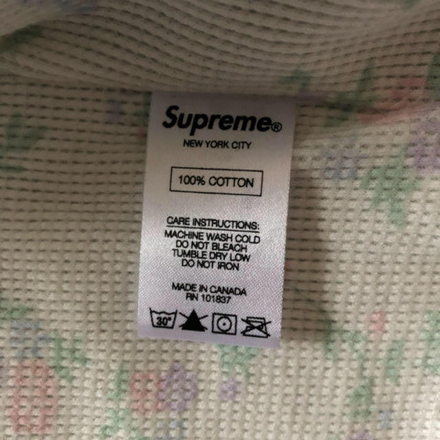 Small Box logo Thermal Zip Up Sweatshirt