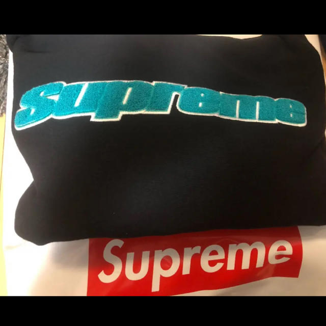 最終値下げ Supreme Chenille Hooded Sweatshirt