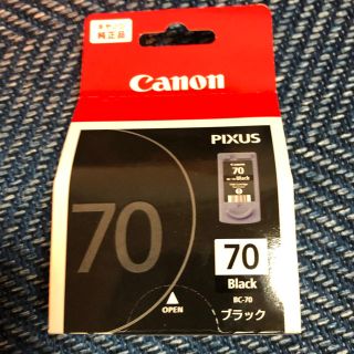 キヤノン(Canon)のお値下げしました！Canonキヤノン純正 BC-70インク 新品未開封(PC周辺機器)