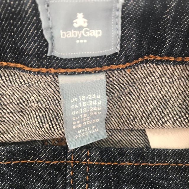 GAP(ギャップ)のGAP デニムスカート90サイズ キッズ/ベビー/マタニティのキッズ服女の子用(90cm~)(スカート)の商品写真