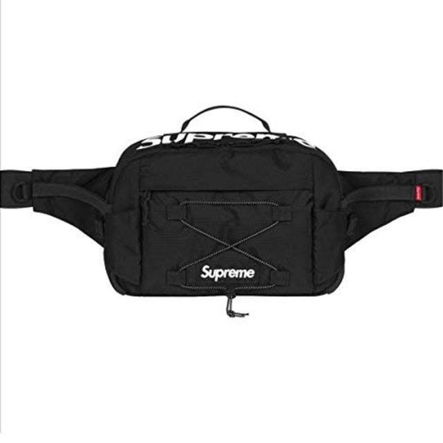 独創的 supreme 2017ss waist Supreme Waist bag Black 2017ss supreme