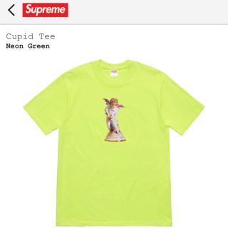 シュプリーム(Supreme)のsupreme tee cupid neon green(Tシャツ/カットソー(半袖/袖なし))