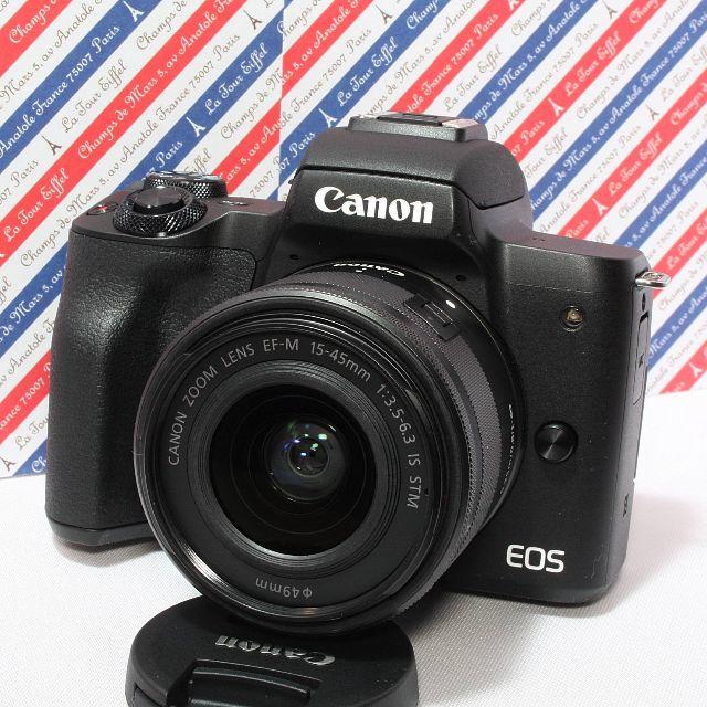 ❤️新品未使用❤️人気商品❤️Canon EOS Kiss M レンズキット黒