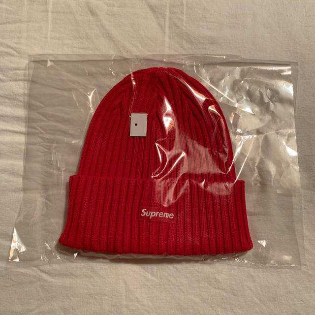 Supreme(シュプリーム)の19SS Supreme Overdyed Beanie Red メンズの帽子(ニット帽/ビーニー)の商品写真