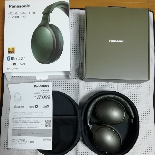 Panasonic(パナソニック)のBluetooth　ワイヤレスヘッドフォン スマホ/家電/カメラのオーディオ機器(ヘッドフォン/イヤフォン)の商品写真
