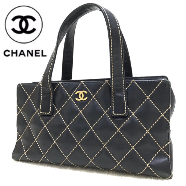 CHANEL(シャネル)の【ラクテンメリー様】CHANEL✨ワイルドステッチ/ハンドバッグ/シャネル レディースのバッグ(ハンドバッグ)の商品写真