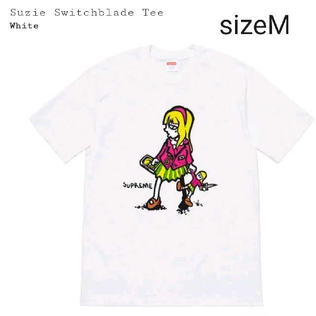 Supreme Suzie Switchblade Tee whiteTシャツ