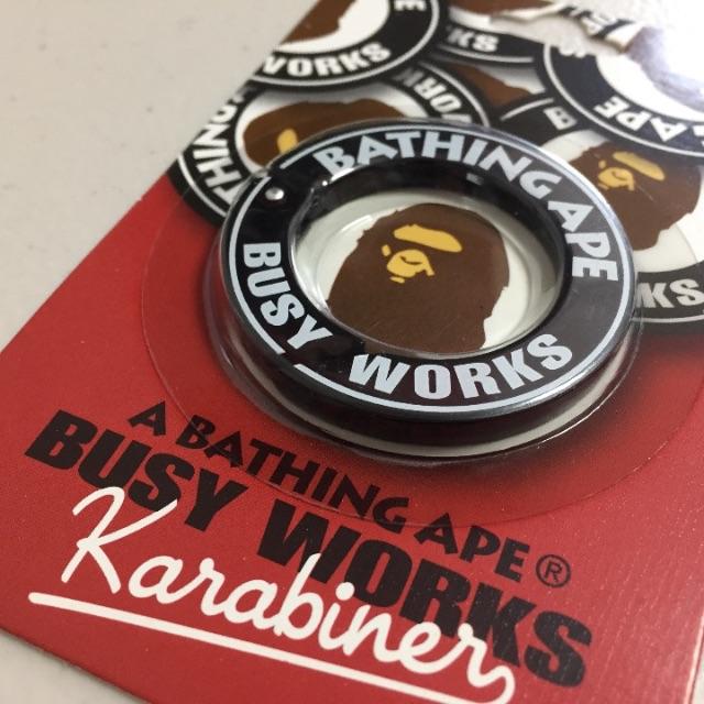 A BATHING APE(アベイシングエイプ)の新品未開封 エイプ BAPE APE カラビナ キーホルダー メンズのファッション小物(キーホルダー)の商品写真