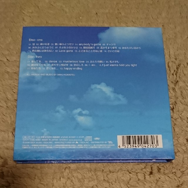 GIZA(ギザ)の小松未歩ベスト～once more～ エンタメ/ホビーのCD(ポップス/ロック(邦楽))の商品写真