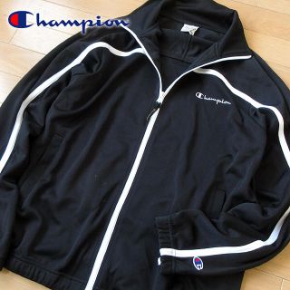 チャンピオン(Champion)の超美品 Mサイズ チャンピオンメンズ ジャージ/ジャケット ブラック(ジャージ)