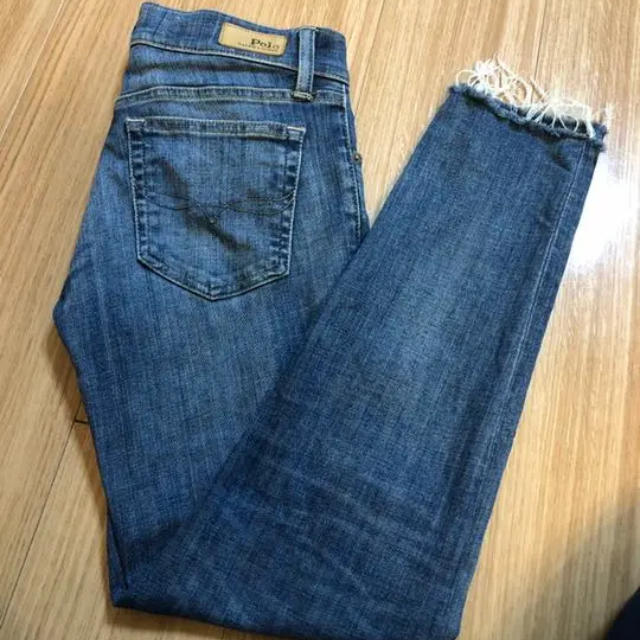 POLO RALPH LAUREN(ポロラルフローレン)のPOLO デニム Tompkins skinny crop レディースのパンツ(デニム/ジーンズ)の商品写真