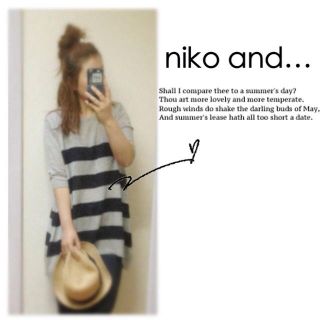 ニコアンド(niko and...)のniko and…＊新品＊ボーダーT(Tシャツ(長袖/七分))