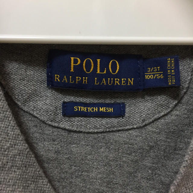 POLO RALPH LAUREN(ポロラルフローレン)の【美品】ラルフローレン カーディガン グレー 100 キッズ/ベビー/マタニティのキッズ服男の子用(90cm~)(カーディガン)の商品写真