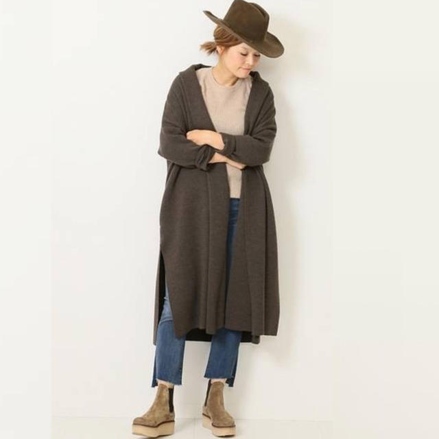 極美品⭐️18AW／Deuxieme Classe スムースニットガウンコート