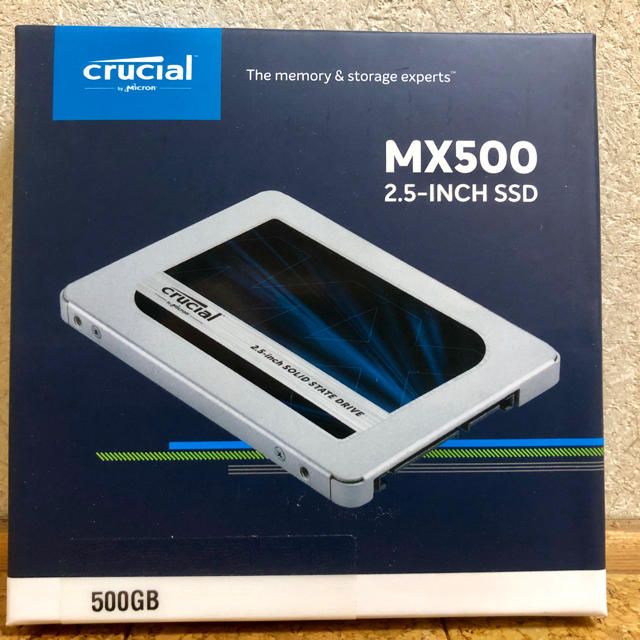 新品 Crucial クルーシャル SSD 500GB  MX500 SATA3
