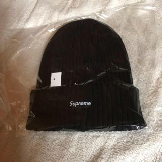 シュプリーム(Supreme)のsupreme Overdyed Beanie black 黒 シュプリーム(ニット帽/ビーニー)