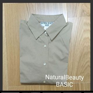 エヌナチュラルビューティーベーシック(N.Natural beauty basic)の【最終値下げ】NaturalBeautyBasic  長袖シャツ(シャツ/ブラウス(長袖/七分))