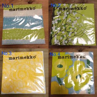 マリメッコ(marimekko)の◆marimekko◆ペーパーナプキン　No1-5各1枚(その他)