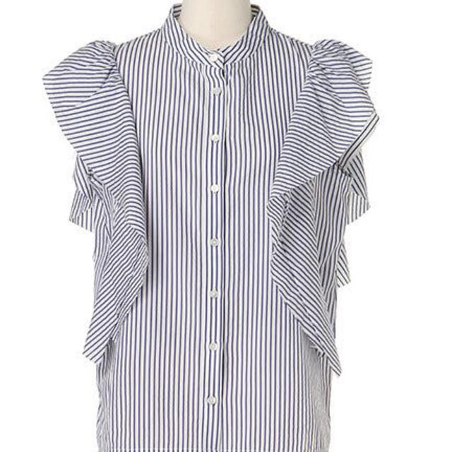 TODAYFUL(トゥデイフル)のStripe Flare Blouse レディースのトップス(シャツ/ブラウス(半袖/袖なし))の商品写真